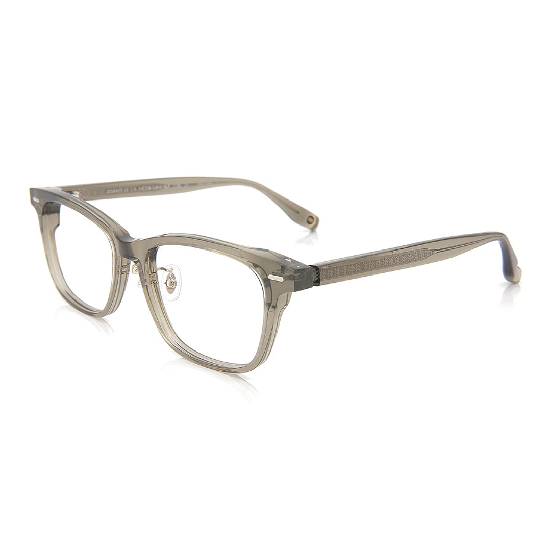 John Dillinger Khaki Full Rim Square left side