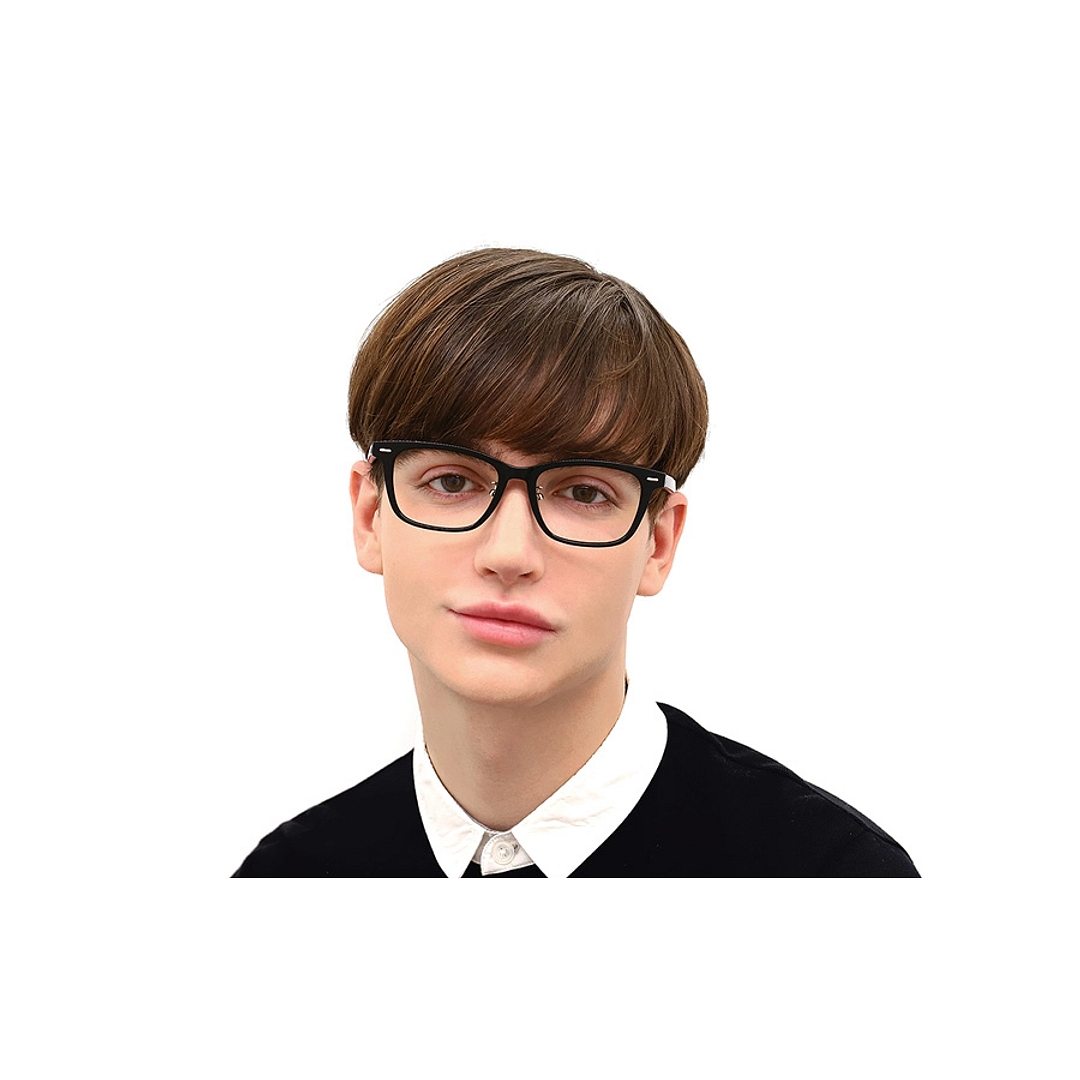 John Dillinger Khaki Full Rim Square left side