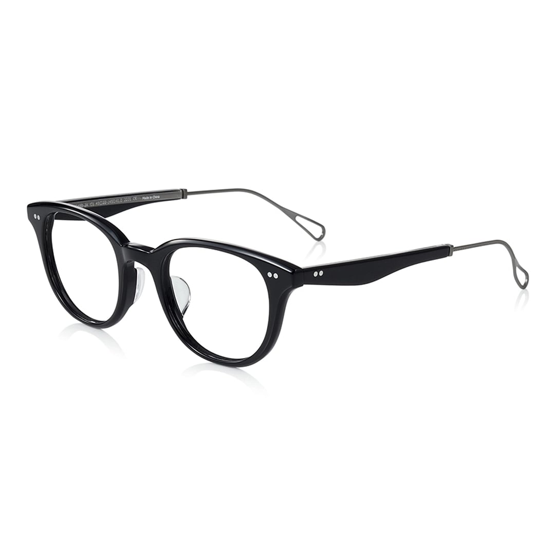 John Dillinger Black Full Rim Wellington left side