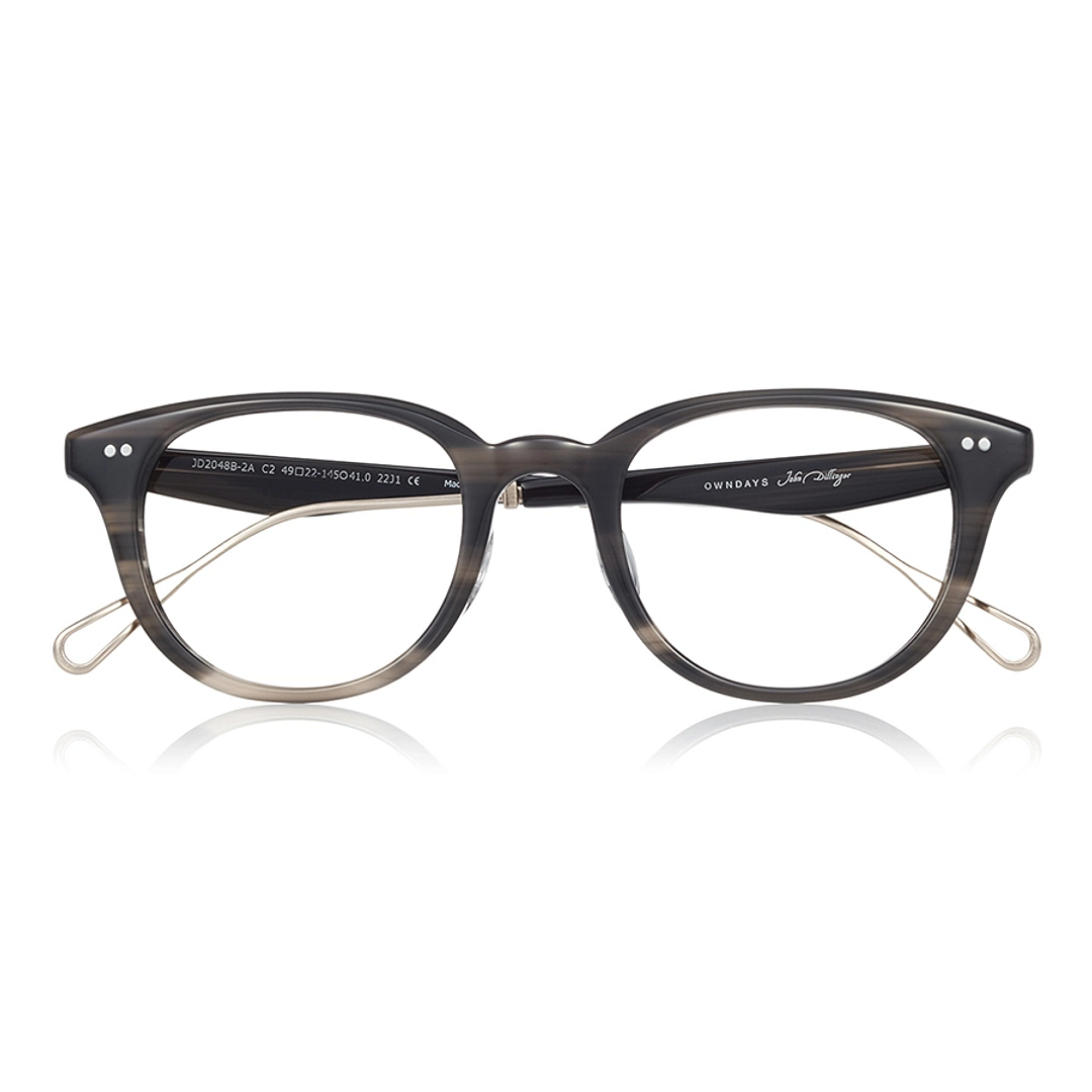 John Dillinger Black Marble Full Rim Wellington right side