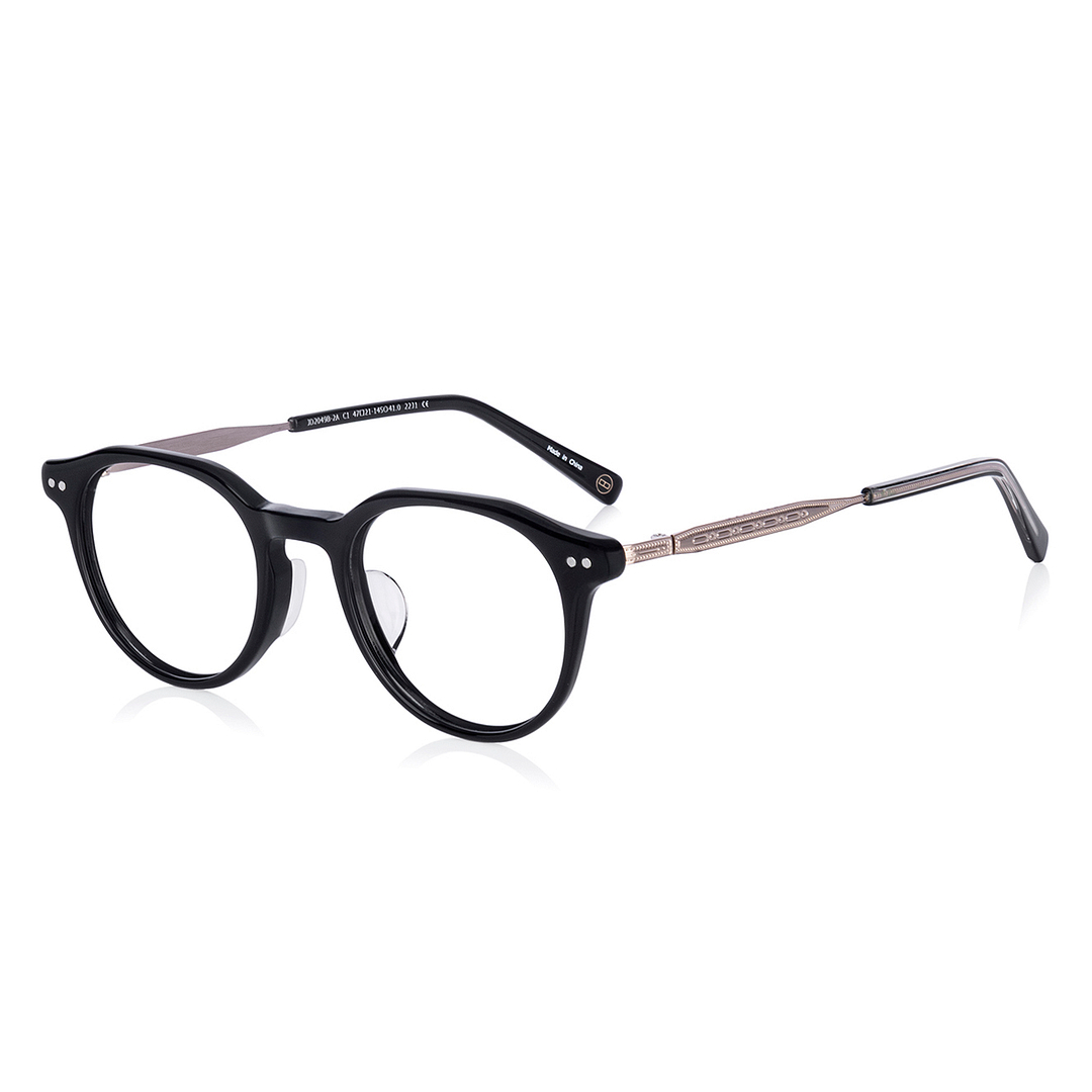John Dillinger Black Full Rim Boston left side