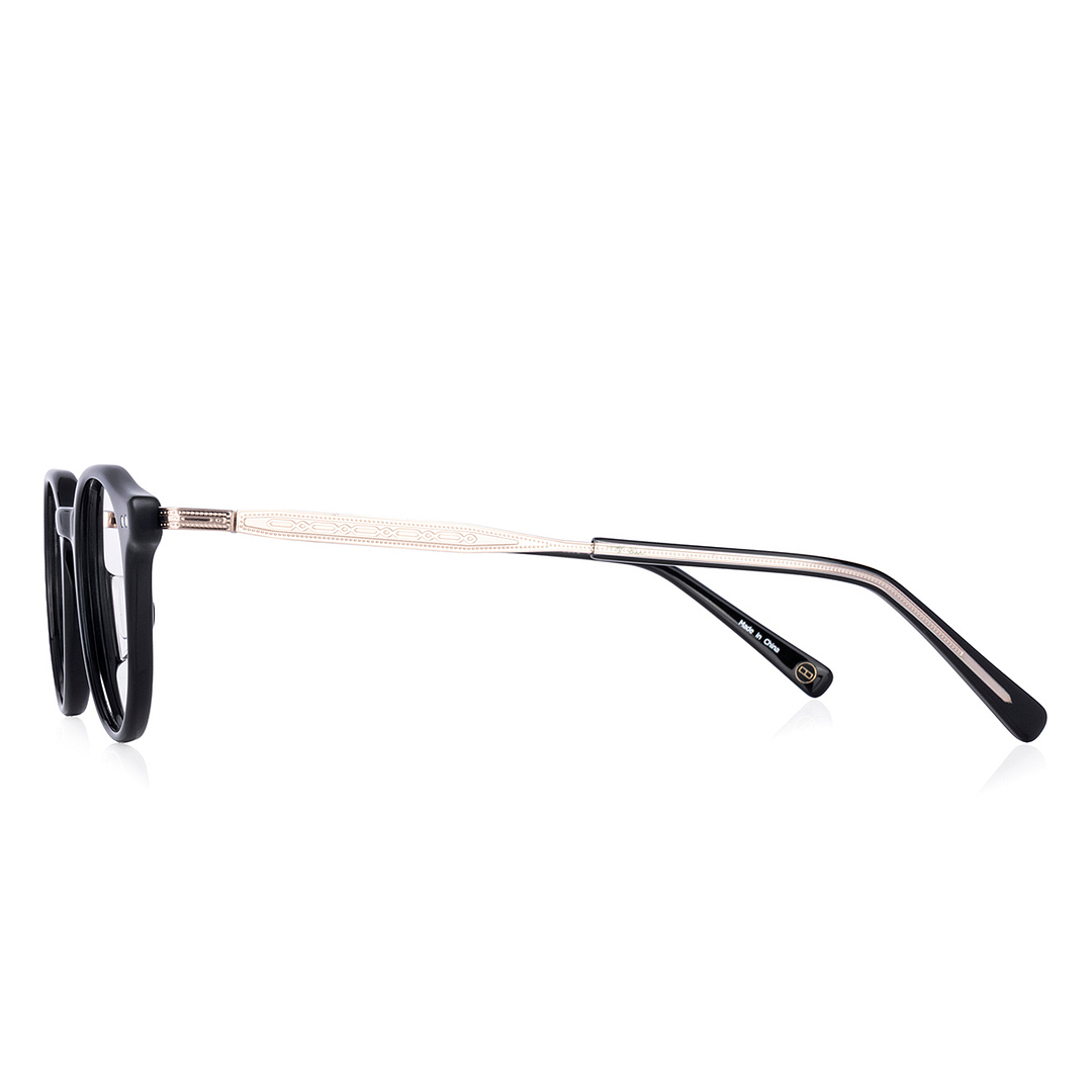 John Dillinger Black Full Rim Boston left side