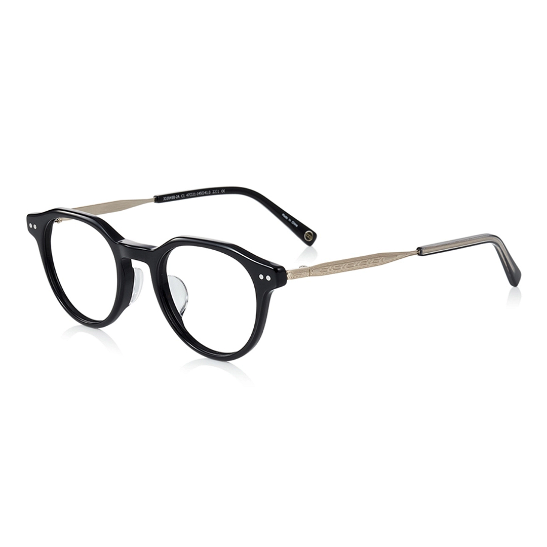 John Dillinger Black Full Rim Boston left side