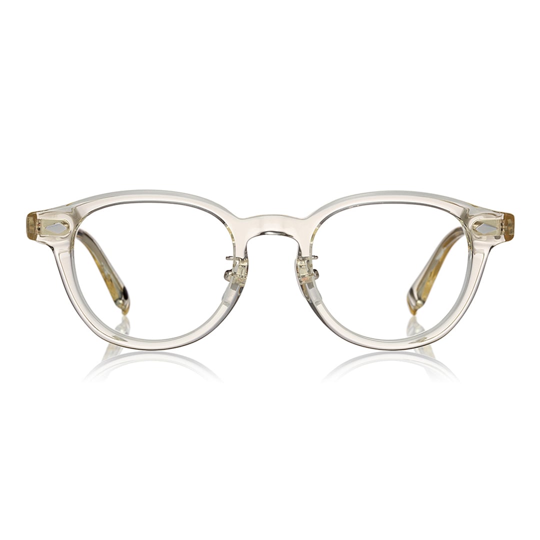 John Dillinger Crystal Transparent Full Rim Wellington right side