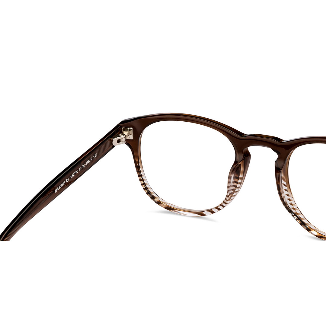 John Jacobs Online Light Brown Full Rim Round right side