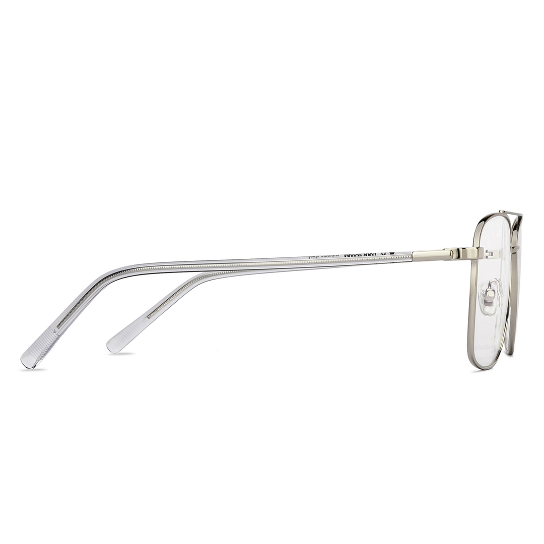 John Jacobs Online Silver Full Rim Square left side