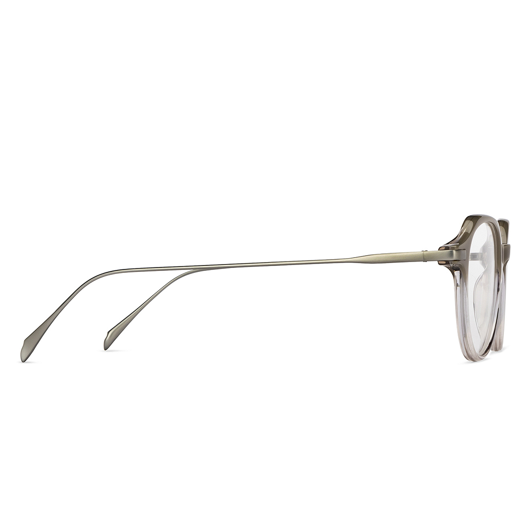 John Jacobs Silver Full Rim Round left side