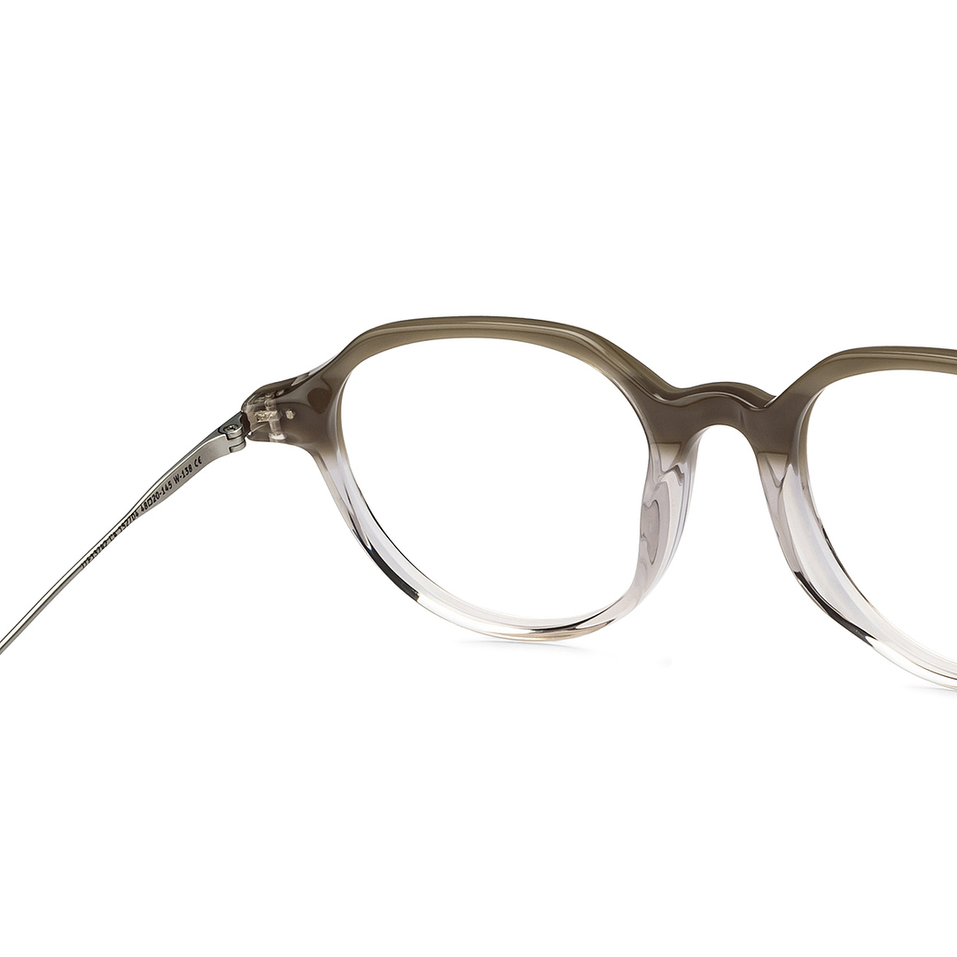 John Jacobs Silver Full Rim Round right side