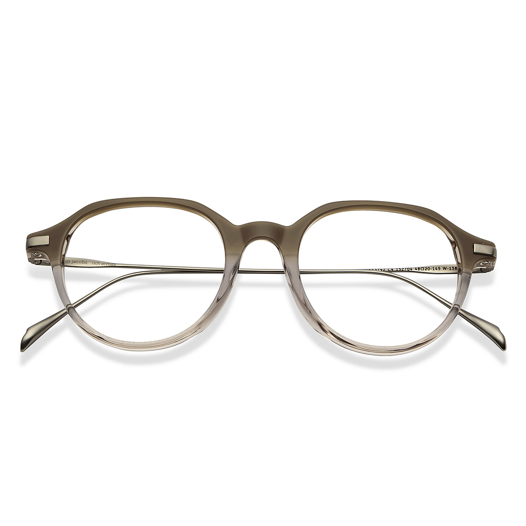 John Jacobs Silver Full Rim Round left side