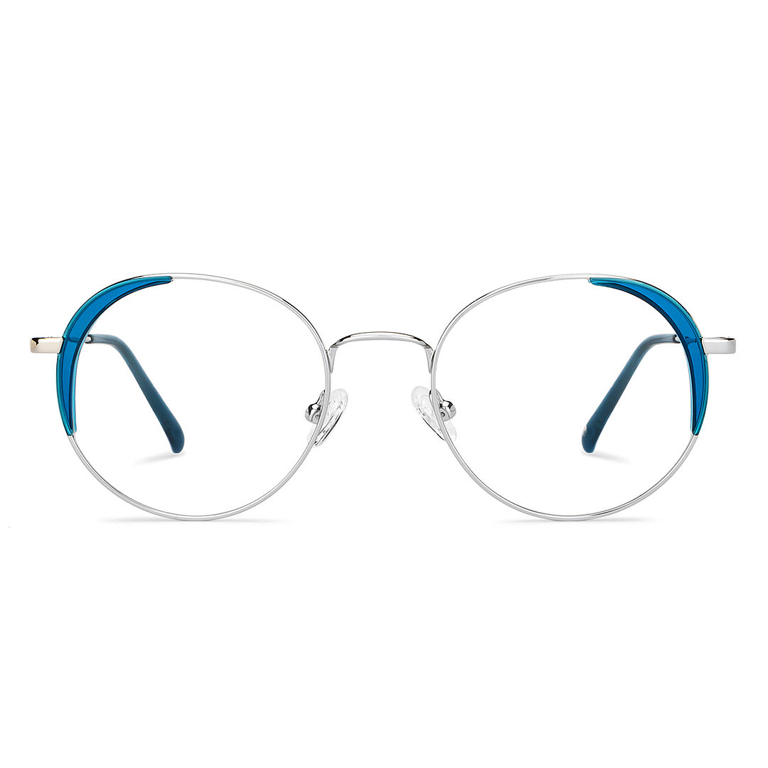 John Jacobs Silver Full Rim Round left side