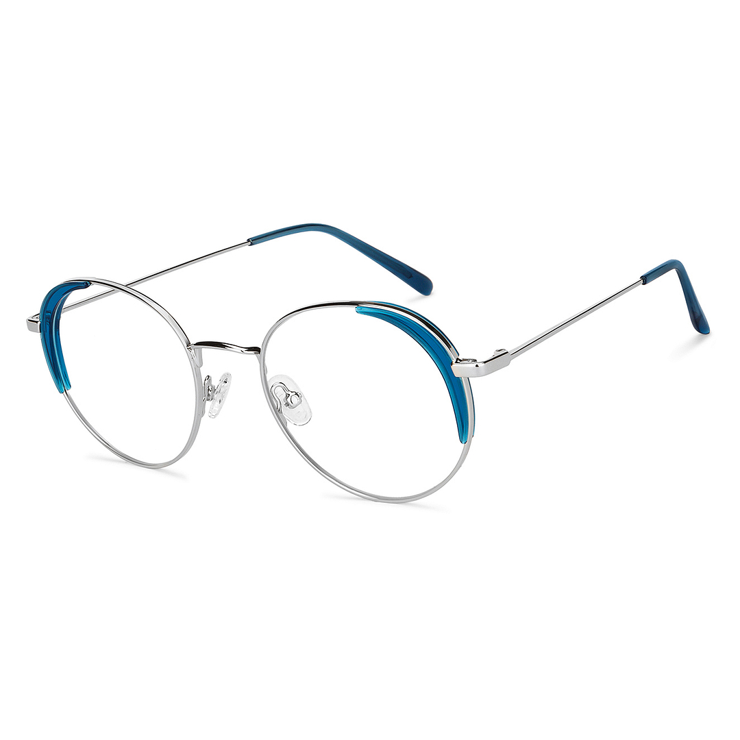 John Jacobs Silver Full Rim Round right side