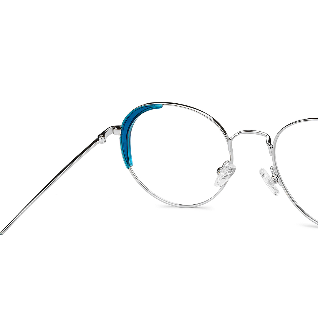 John Jacobs Silver Full Rim Round right side