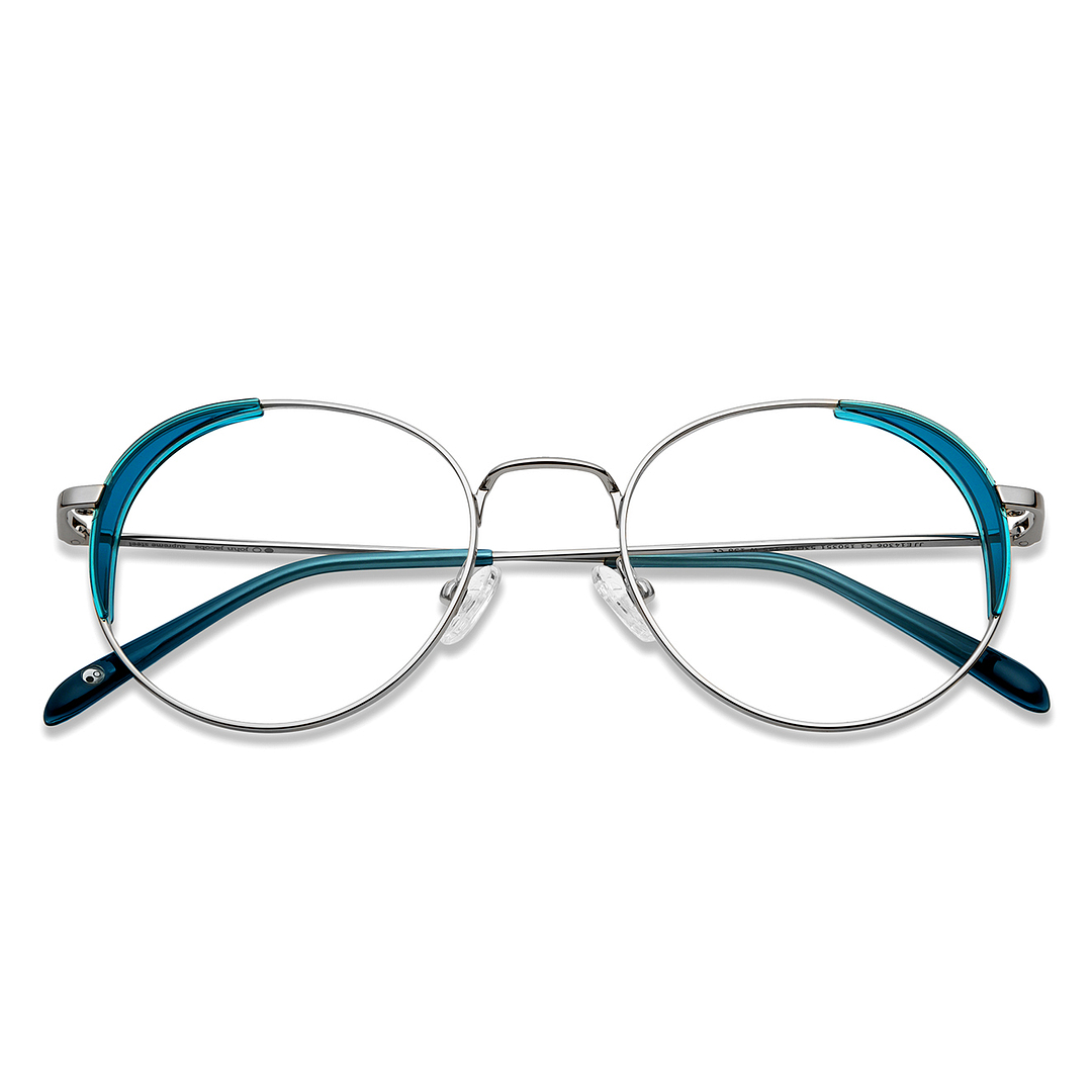 John Jacobs Silver Full Rim Round left side