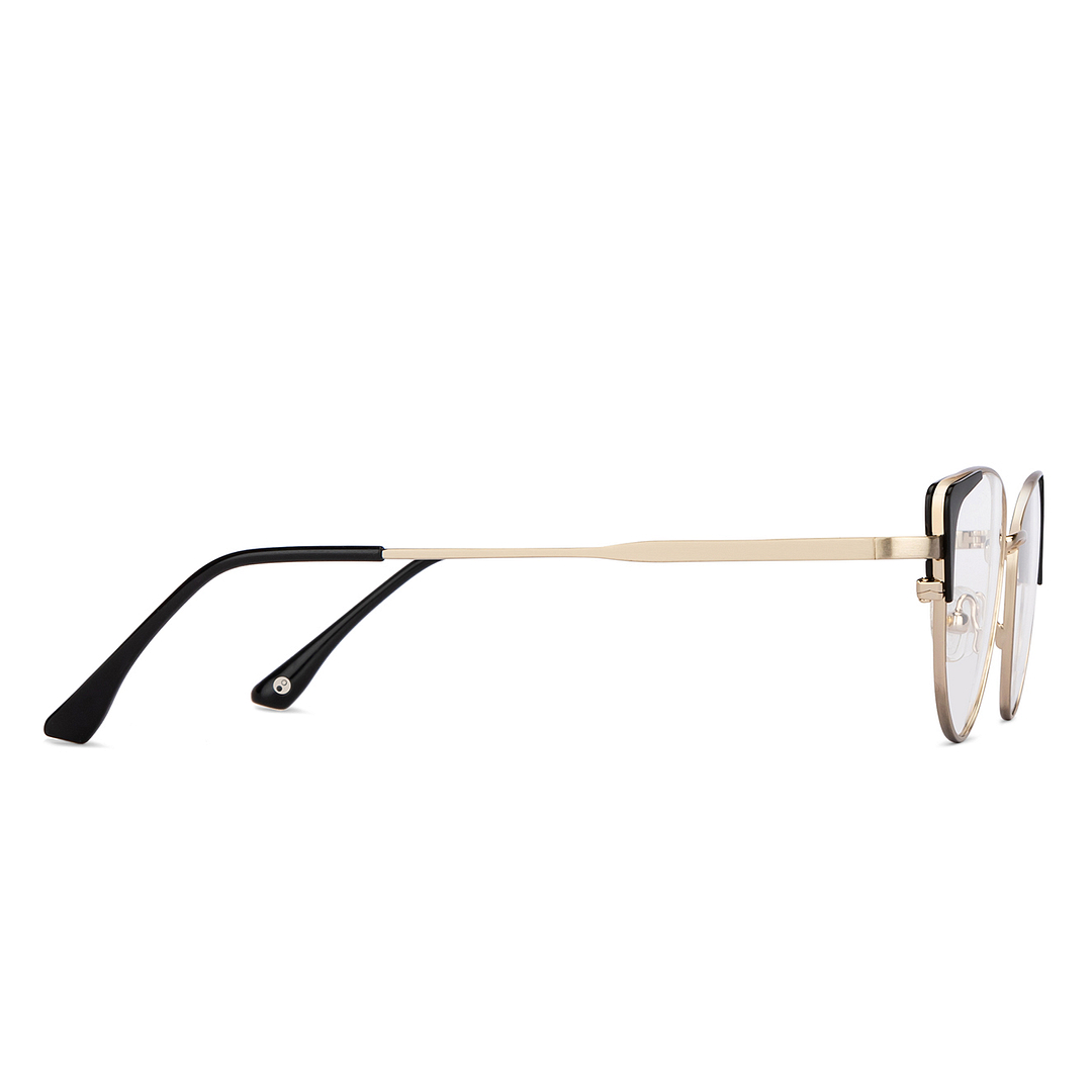 John Jacobs Online Black Full Rim Cat Eye left side