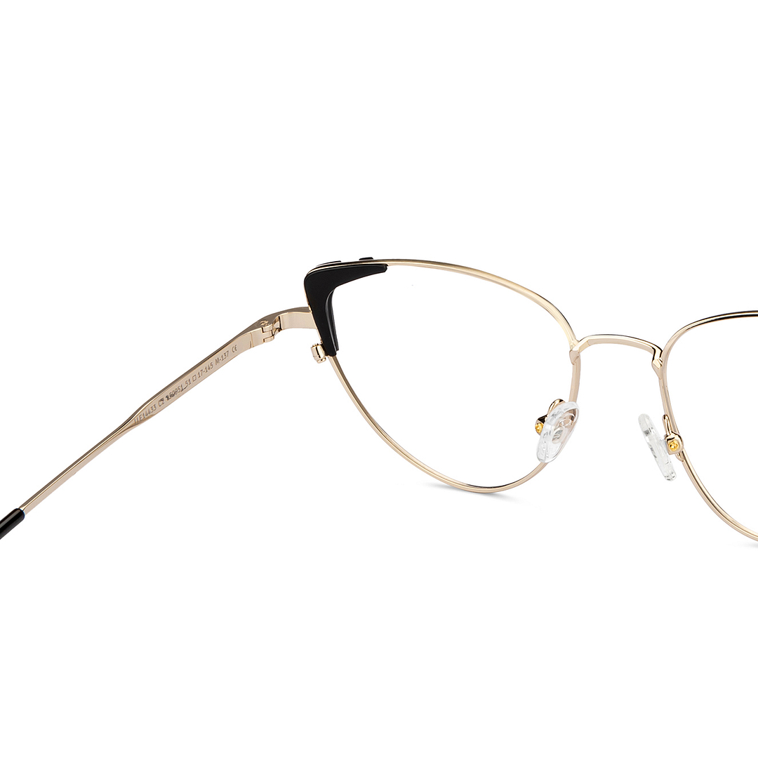 John Jacobs Online Black Full Rim Cat Eye right side