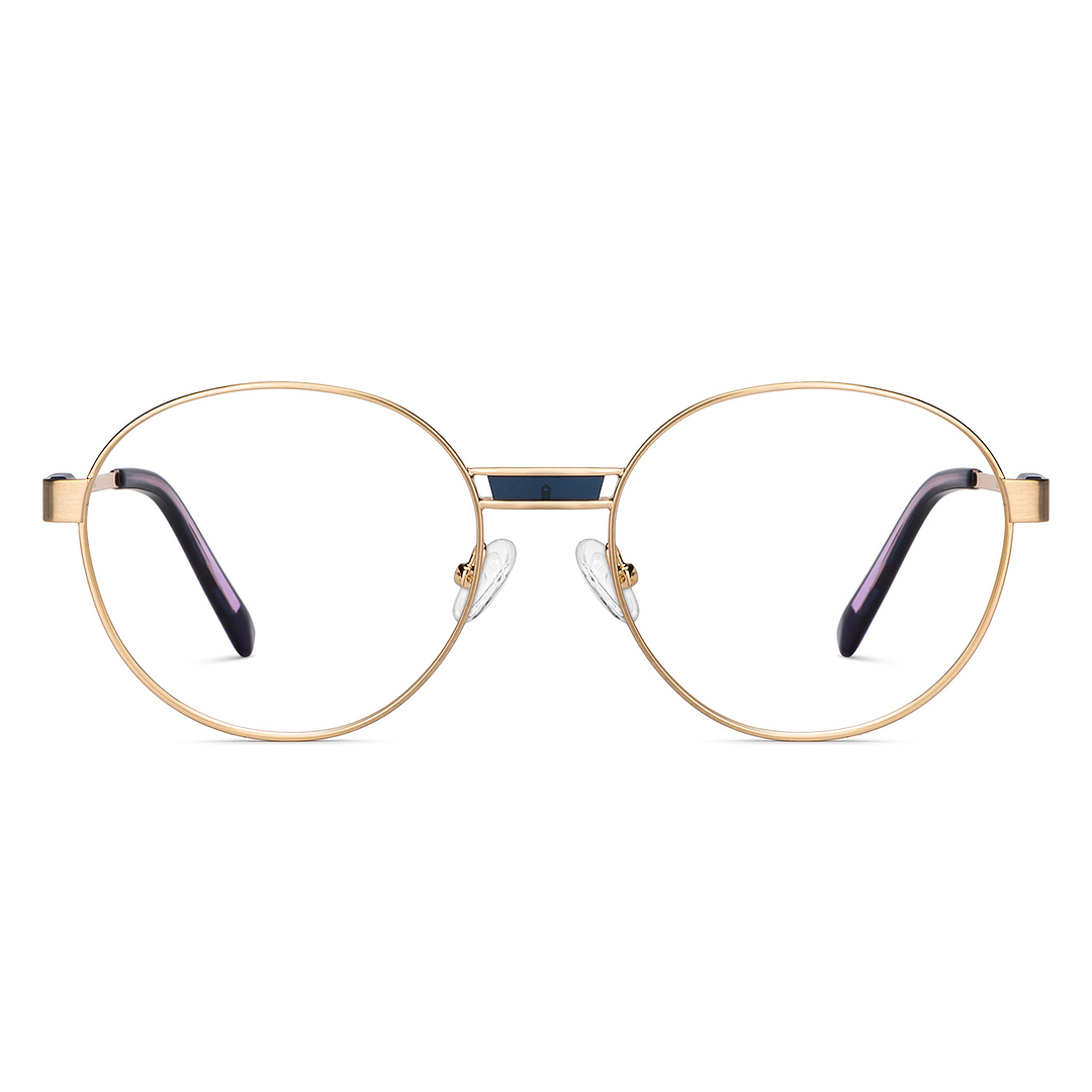 John Jacobs Gold Full Rim Round right side