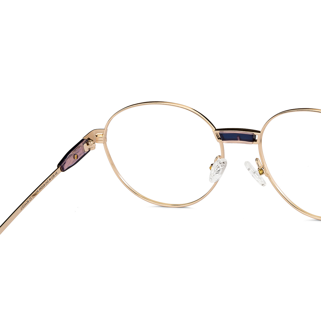 John Jacobs Gold Full Rim Round right side