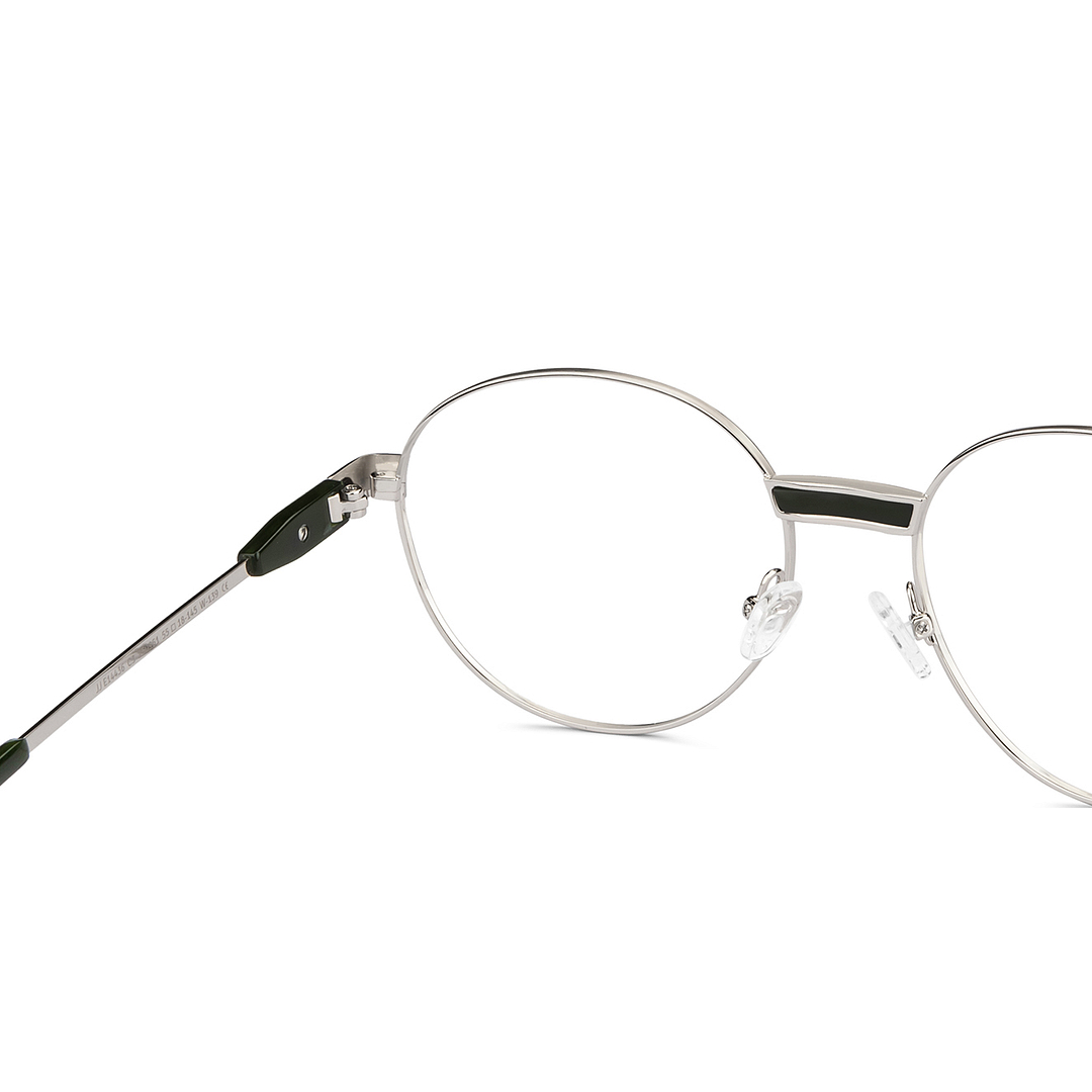 John Jacobs Silver Full Rim Round right side