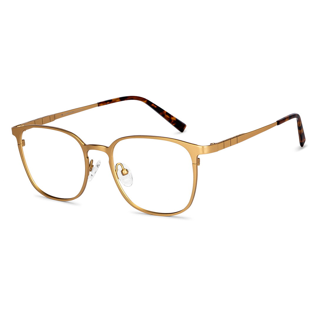 John Jacobs Online Gold Full Rim Square right side