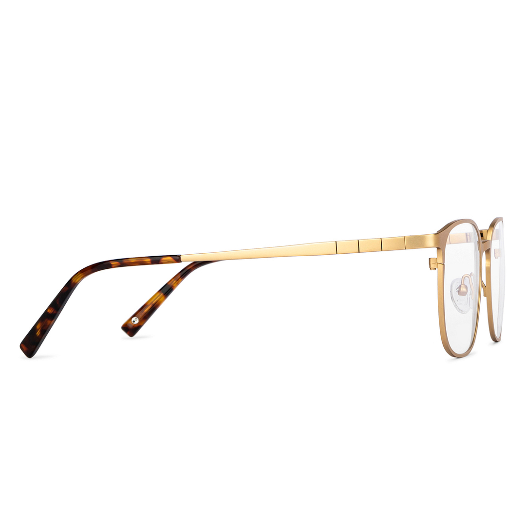 John Jacobs Online Gold Full Rim Square left side