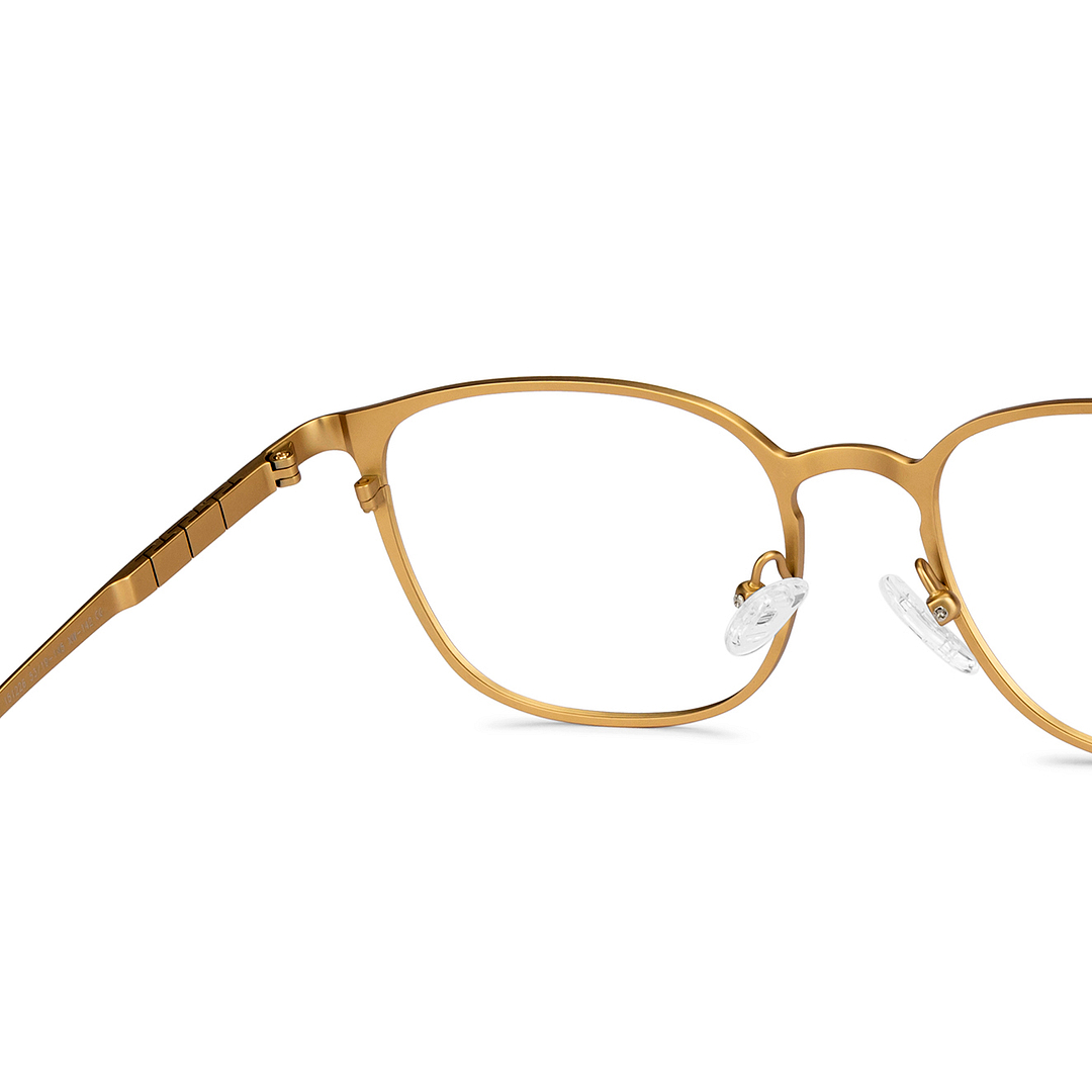 John Jacobs Online Gold Full Rim Square right side