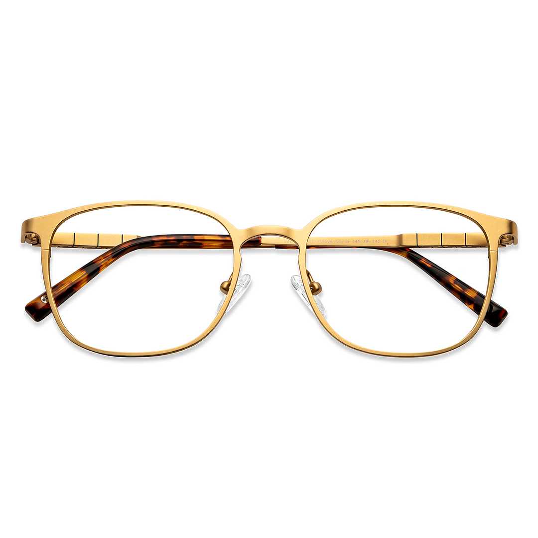 John Jacobs Online Gold Full Rim Square left side