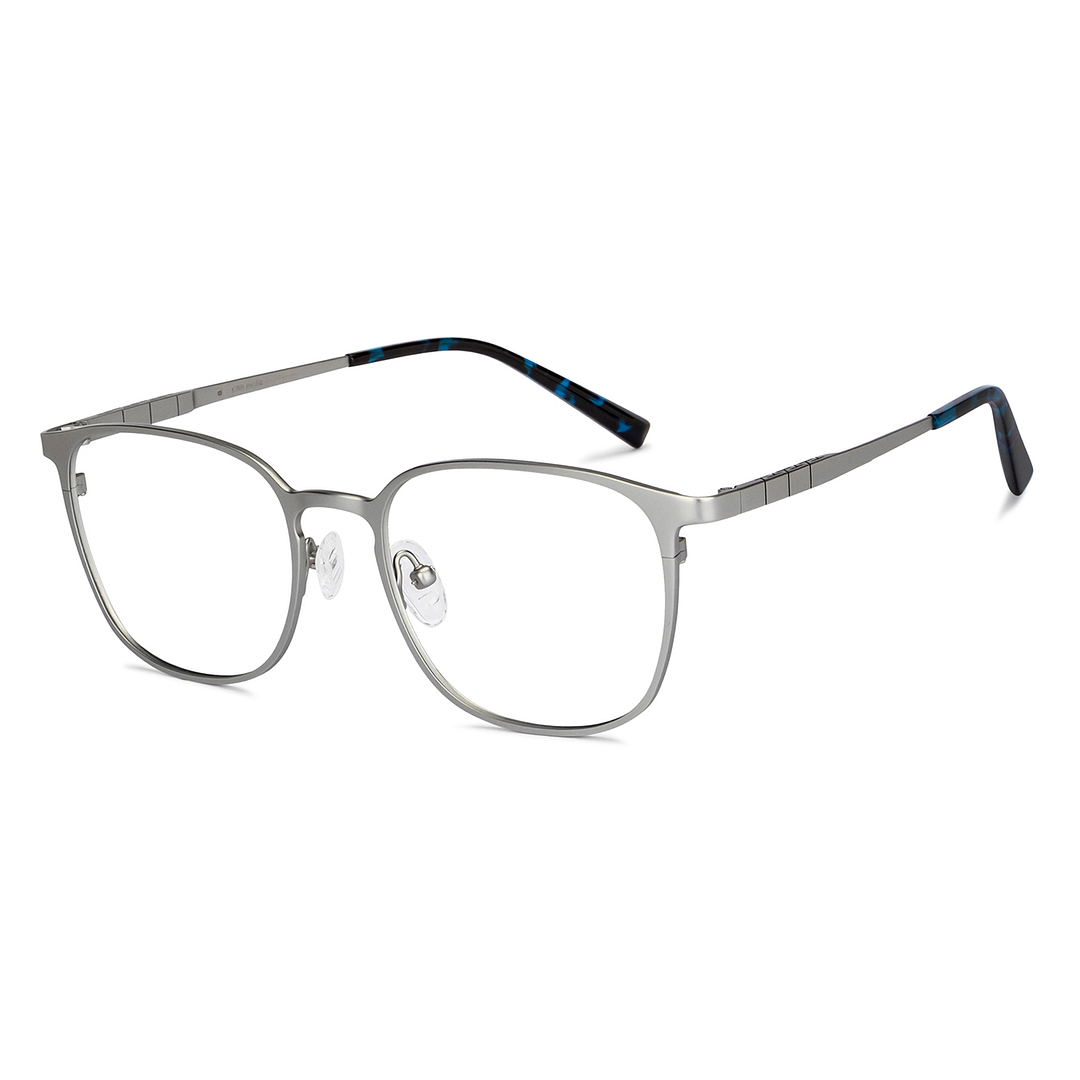 John Jacobs Online Silver Full Rim Square right side