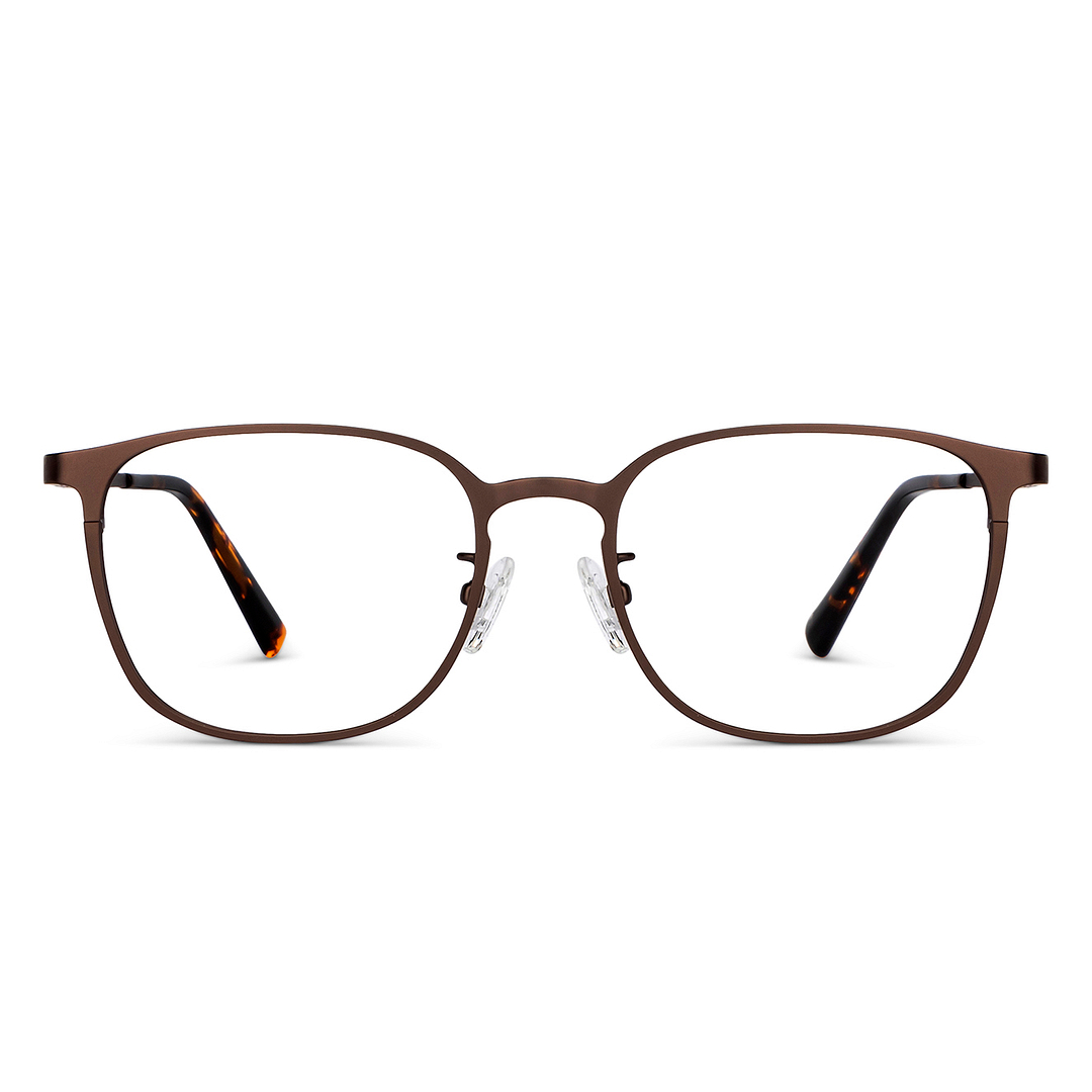 John Jacobs Online Light Brown Full Rim Square right side
