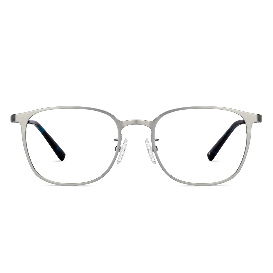 John Jacobs Online Silver Full Rim Square right side