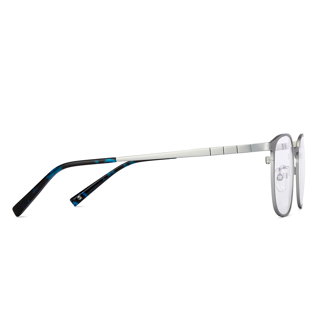 John Jacobs Online Silver Full Rim Square left side