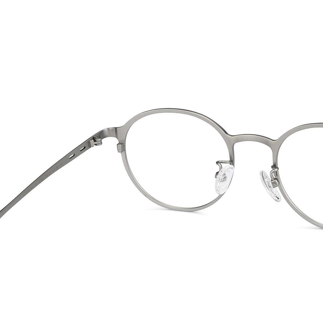 John Jacobs Online Silver Full Rim Round right side