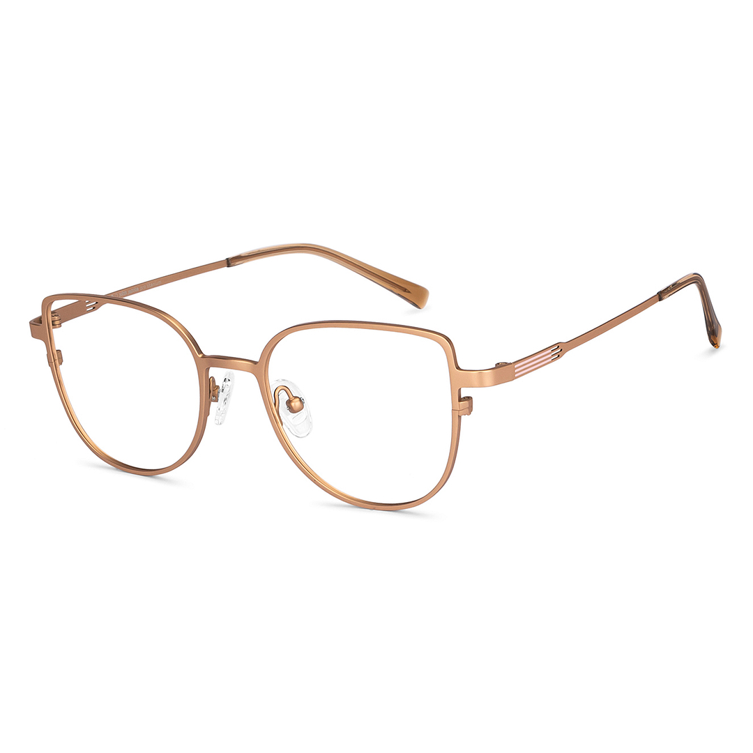 John Jacobs Online Gold Full Rim Cat Eye right side