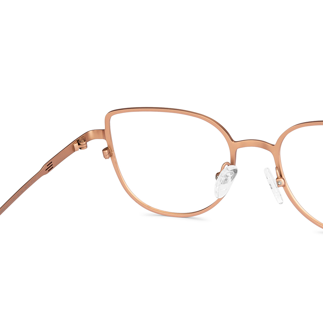 John Jacobs Online Gold Full Rim Cat Eye right side