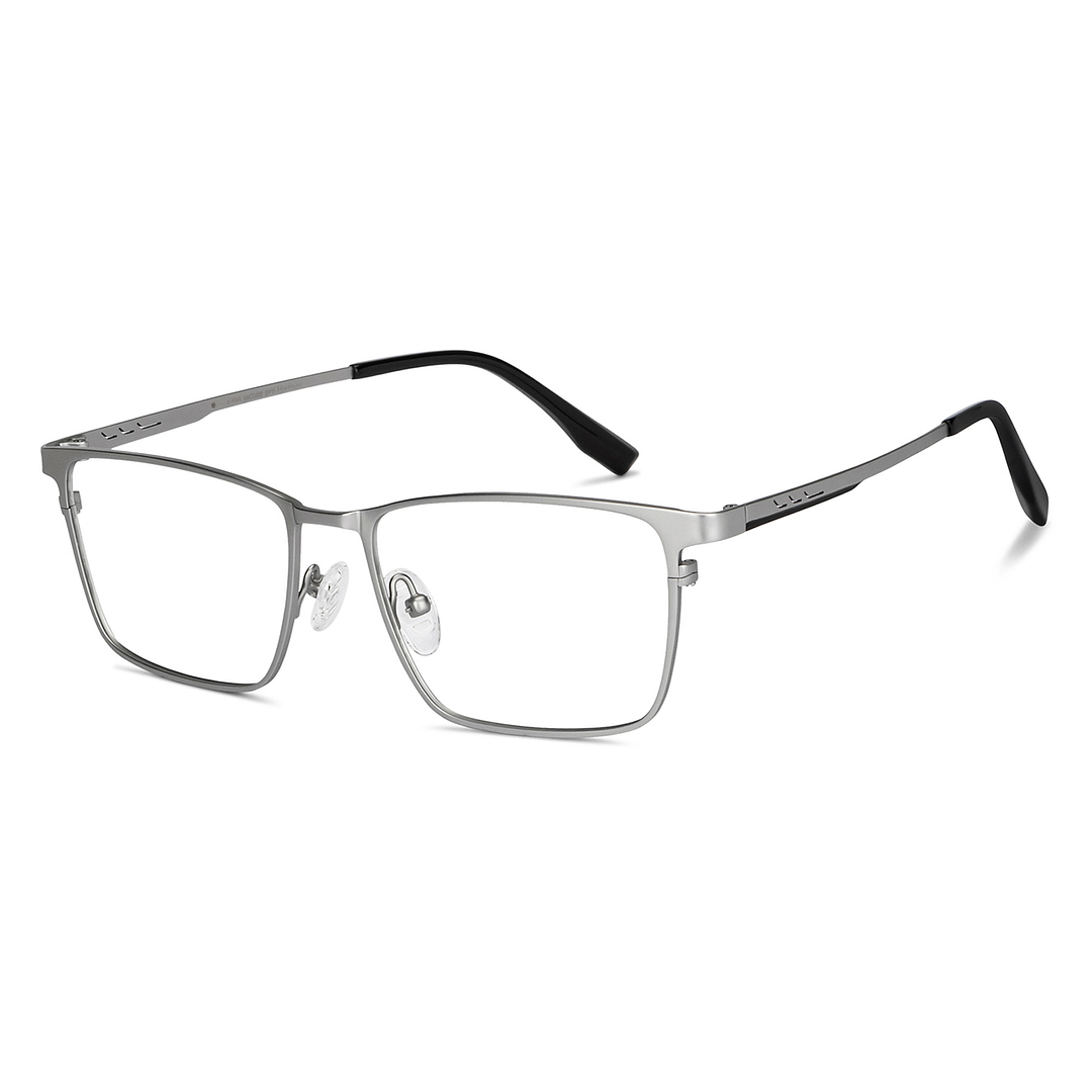 John Jacobs Online Silver Full Rim Rectangle right side