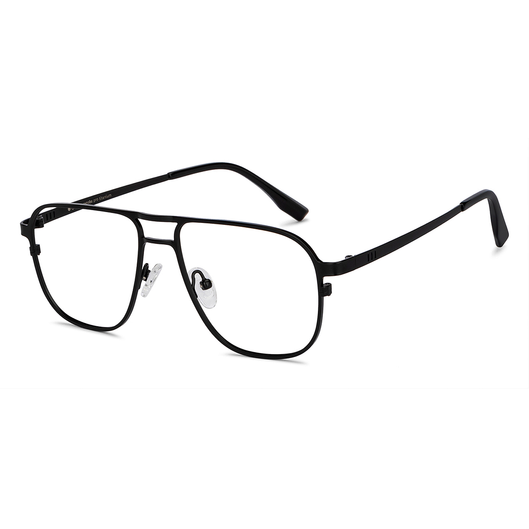 John Jacobs Online Black Full Rim Square right side