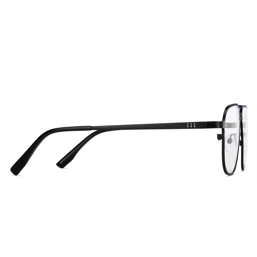 John Jacobs Online Black Full Rim Square left side