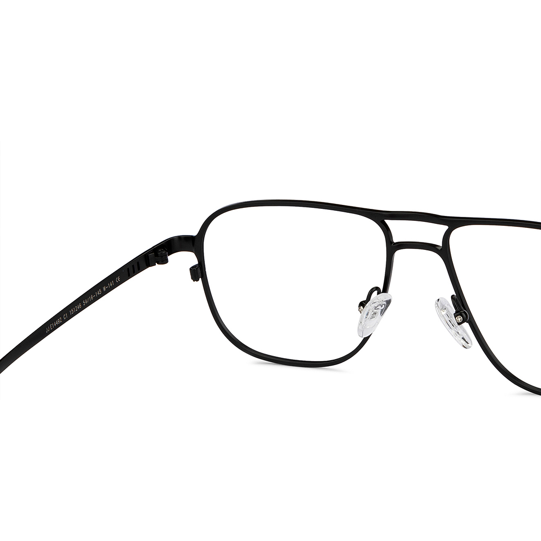 John Jacobs Online Black Full Rim Square right side