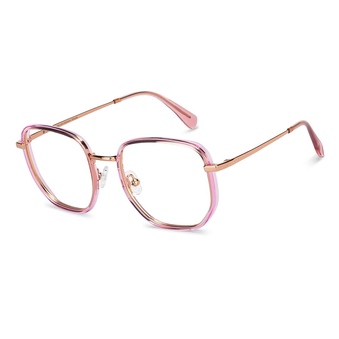 John Jacobs Online Gold Full Rim Square right side