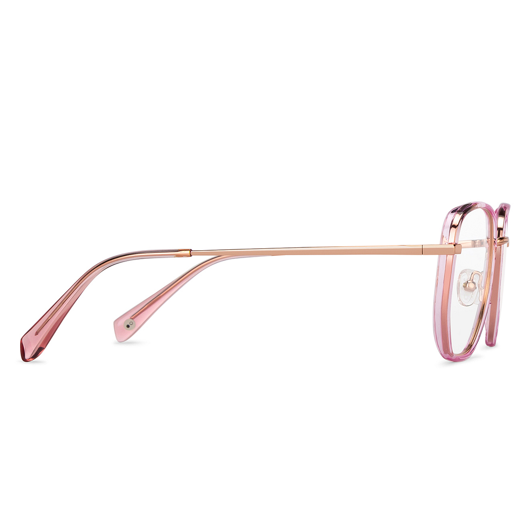 John Jacobs Online Gold Full Rim Square left side