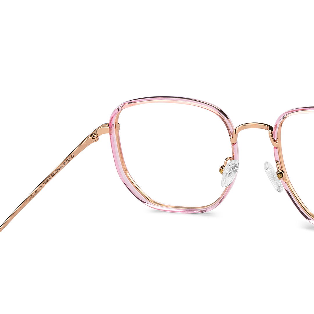 John Jacobs Online Gold Full Rim Square right side