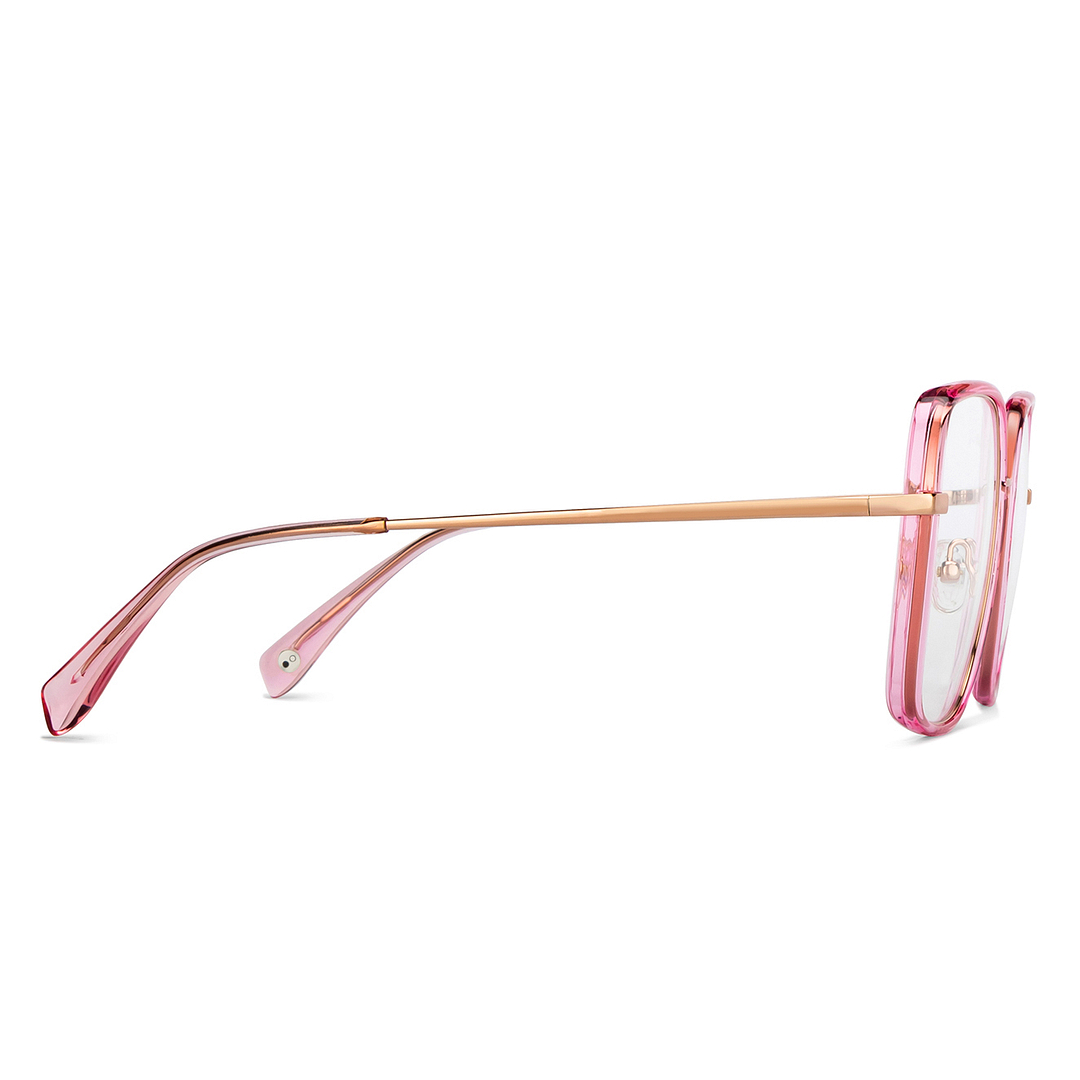 John Jacobs Online Gold Full Rim Square left side