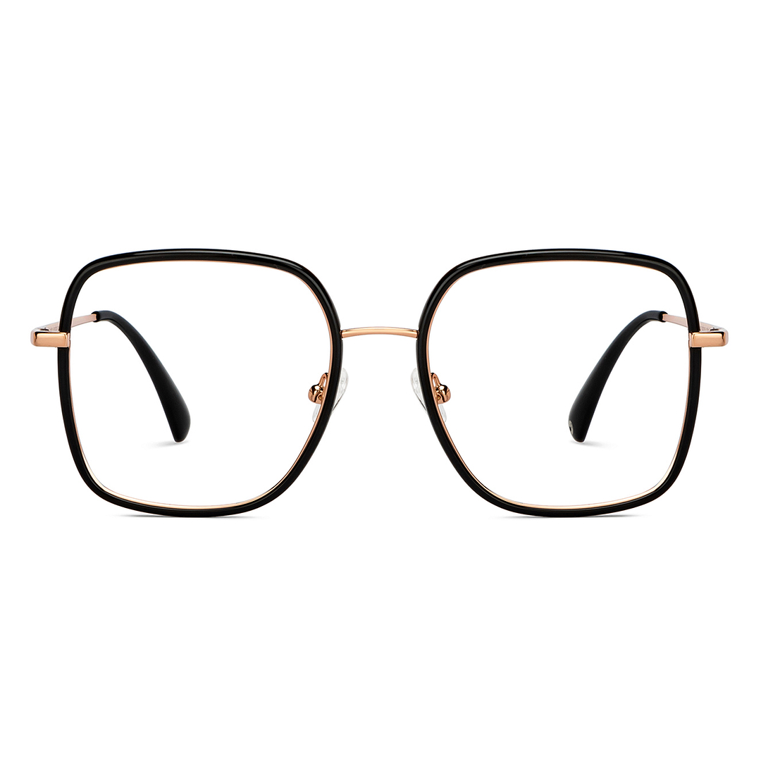 John Jacobs Online Black Full Rim Square left side