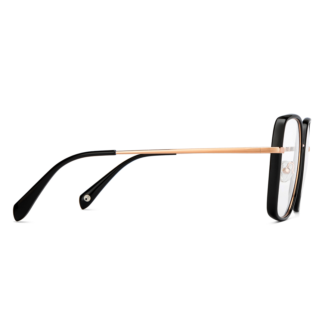 John Jacobs Online Black Full Rim Square left side