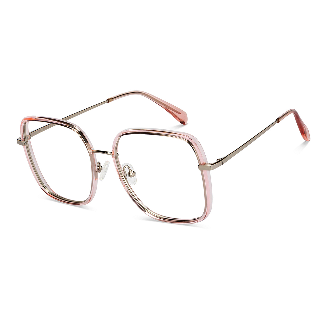 John Jacobs Online Silver Full Rim Square right side