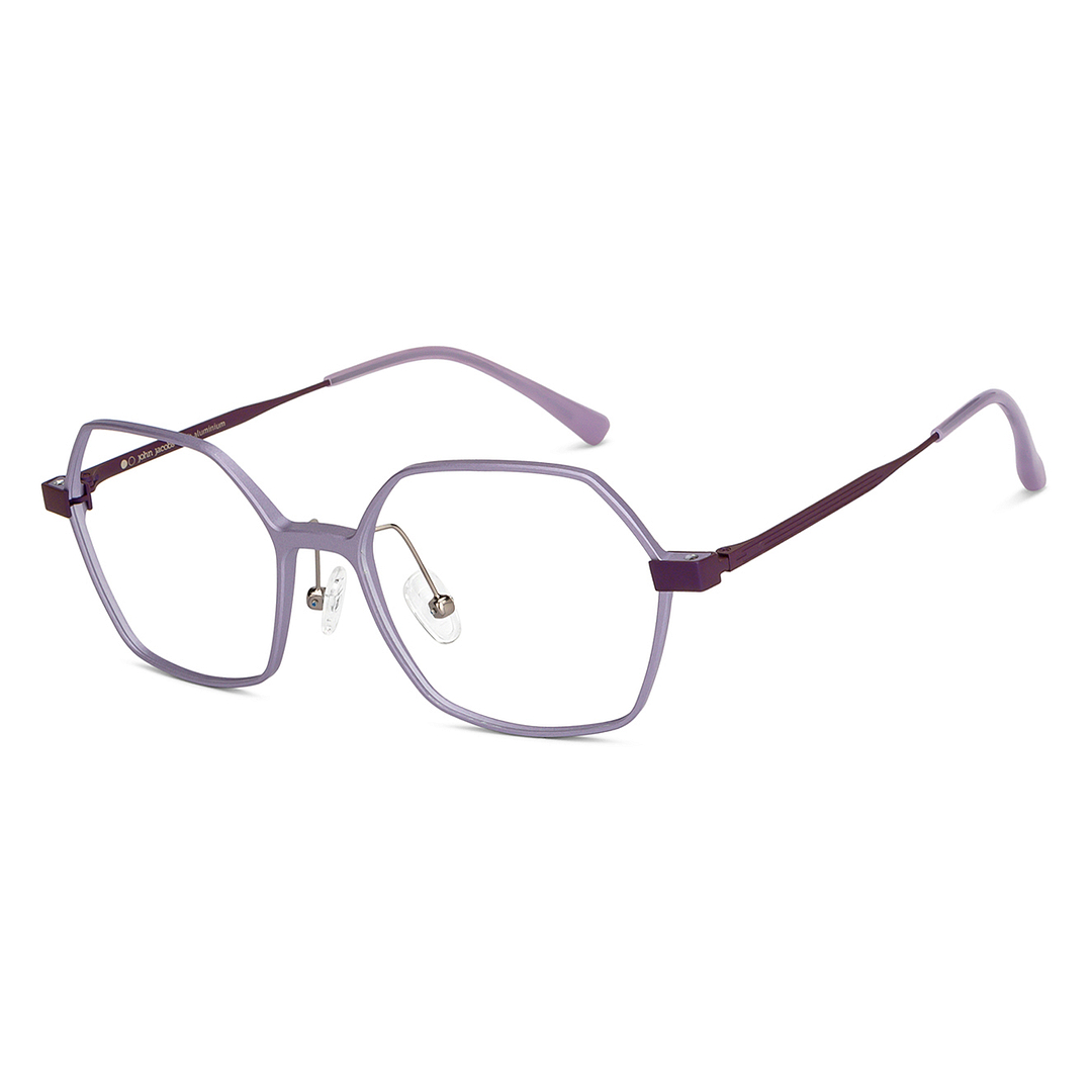 John Jacobs Online Purple Full Rim Geometric right side