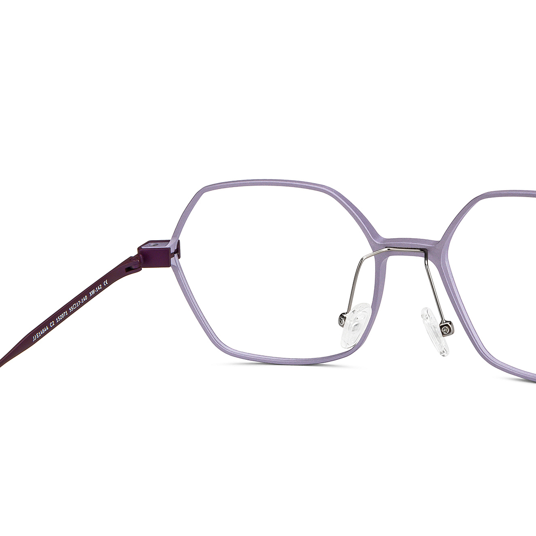 John Jacobs Online Purple Full Rim Geometric right side