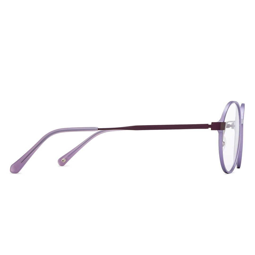 John Jacobs Purple Full Rim Round left side