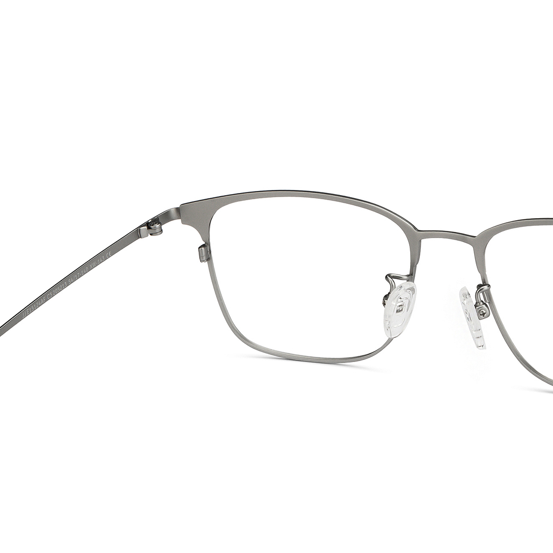 John Jacobs Dark Brown Full Rim Square right side