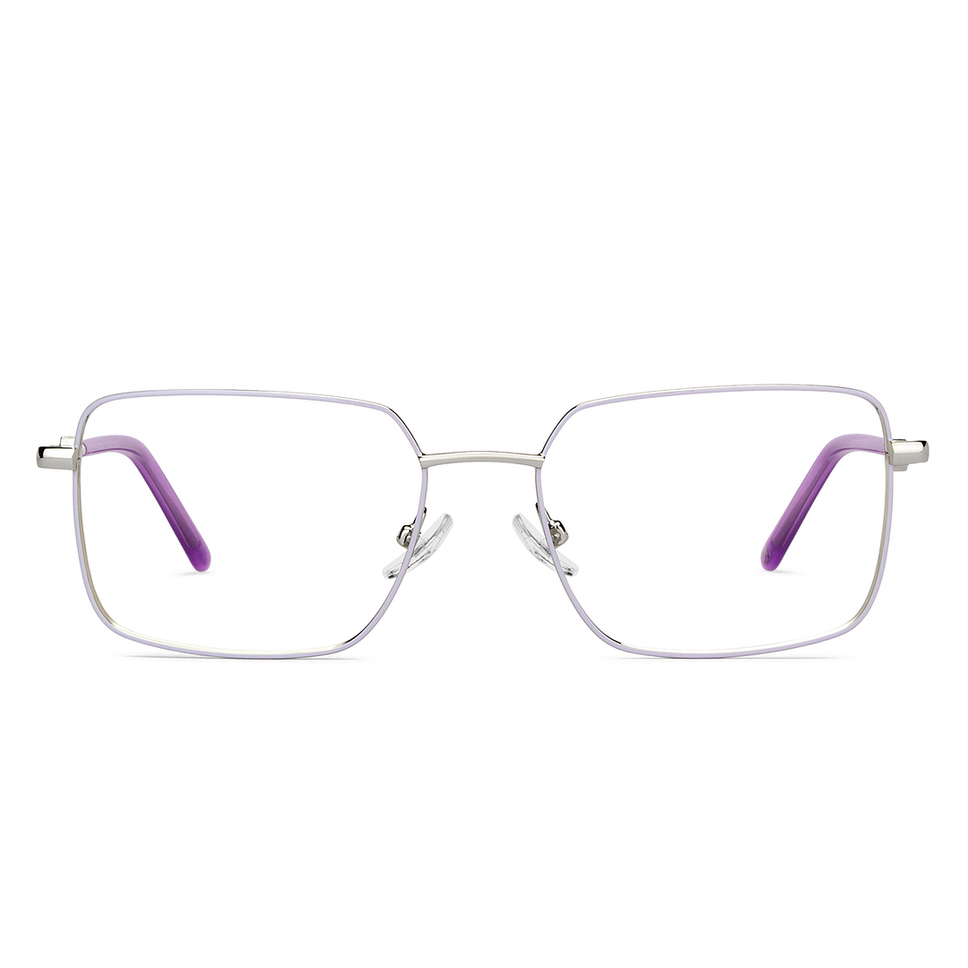 John Jacobs Online Silver Full Rim Square left side