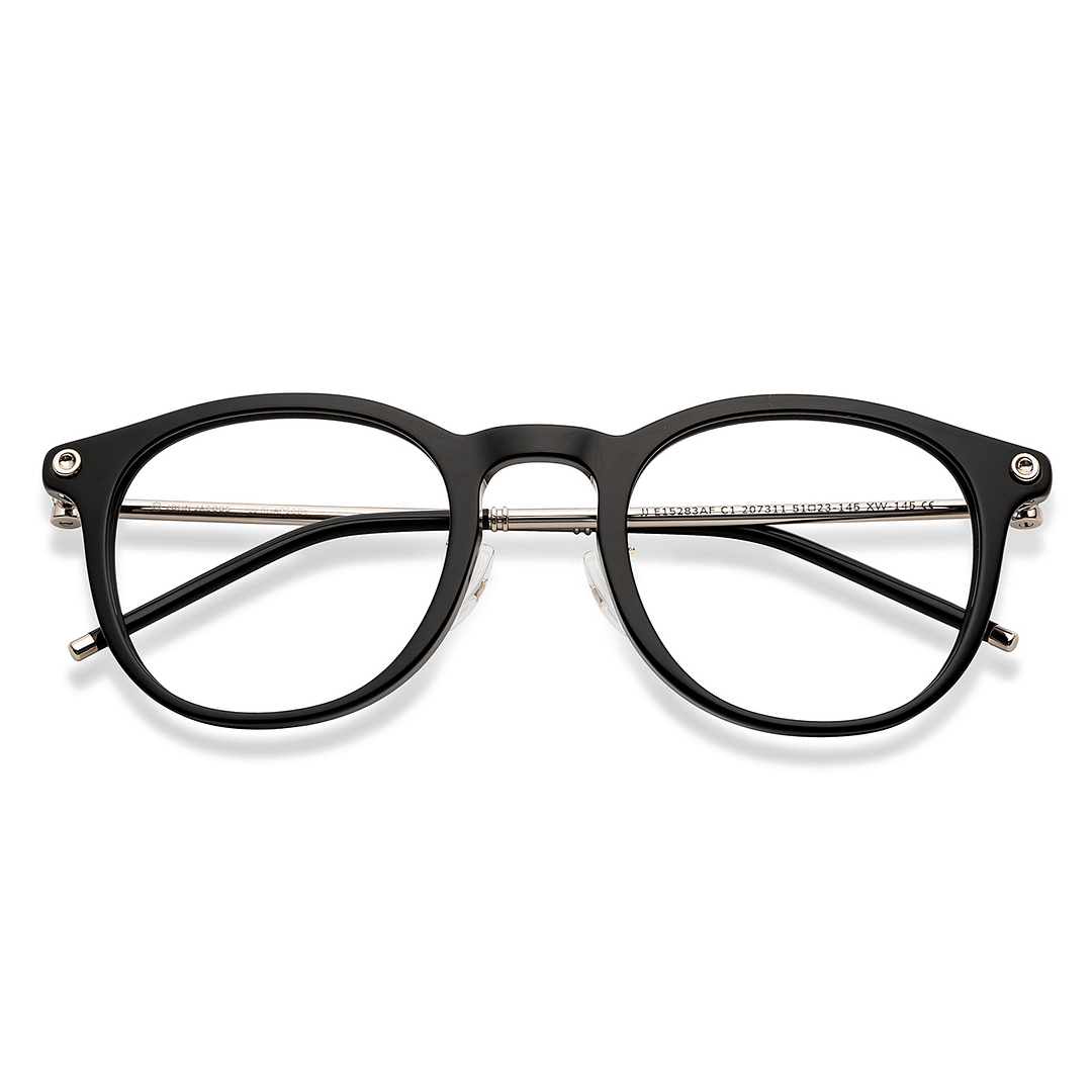 John Jacobs Online Silver Full Rim Round left side